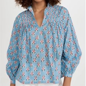 Marea Elizabeth top in Blue Multi